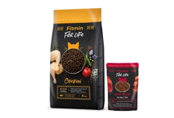 FITMIN Cat For Life Adult Pollo 8kg + Fitmin Cat For Life Adult Beef 85g GRATIS