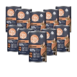 PetRepublic Fine Meat piatto di manzo 10x400g per gatti