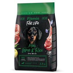 FITMIN For Life Agnello e riso Mini 2,5 kg