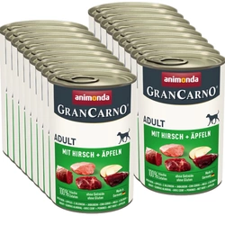 ANIMONDA GranCarno Adult Dog gusto: Cervo e mela 18x400g