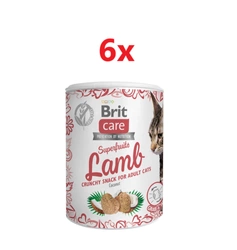 BRIT CARE Cat Snack Superfruits Lamb 6X100g -2% DI SCONTO SUL SET