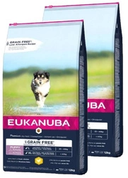 EUKANUBA Puppy Chicken L/XL Grain Free 2x12kg
