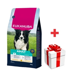 EUKANUBA Active Adult Medium Breed Chicken 15kg + sorpresa per il cane
