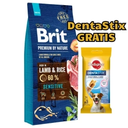 Brit Premium By Nature Sensitive Con agnello e riso 15kg
