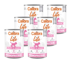 CALIBRA Dog Life Puppy & Junior Pollo 6x400g
