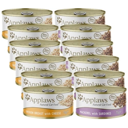 Applaws Cat Mix di Sapori 12x70g CAN