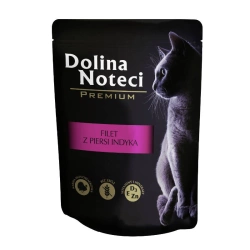 Dolina Noteci Premium Cat Breast Filet con salsa di petto di tacchino 85g