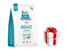 BRIT CARE Grain-free Adult Salmone  3kg + sorpresa per il cane GRATIS