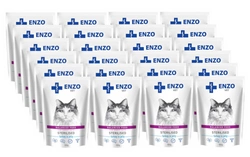 ENZO VET Sterilised per gatti con tacchino in gelatina 24x100g