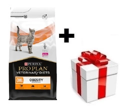 PRO PLAN Veterinary Diets OM St/Ox Obesity Management Cibo secco per gatti 5 kg + sorpresa per il gatto GRATIS