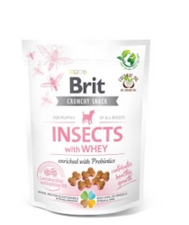BRIT CARE Dog Crunchy Cracker Puppy Insects ricchi di siero di latte 200 g
