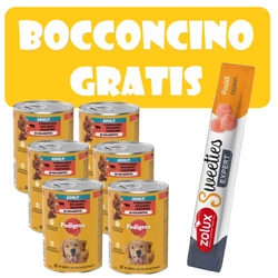Pedigree Cibo umido per cani adulti con manzo in gelatina lattina 6x400g