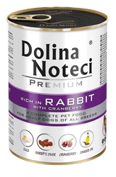 Dolina Noteci Premium Coniglio con Mirtillo Rosso 400g