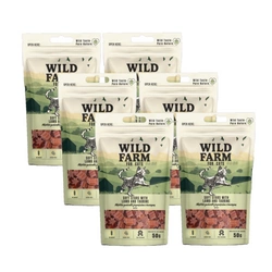 WILD FARM stelline di agnello con taurina 6x50 g snack per gatti