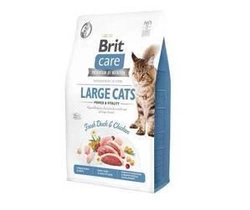 Brit Care Grain-Free Large Cats Power & Vitality Con anatra e pollo 2kg