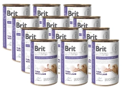 BRIT GF Veterinary Diets Dog Gastrointestinal Low Fat 12x400g- cibo umido per cani
