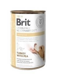 Brit Grain Free Veterinary Diet Dog Hepatic con tacchino e piselli 400g