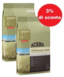 Acana Singles Yorkshire Pork 2x6kg - 3% di sconto in un set