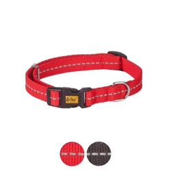 Dingo Reflex Collare riflettente per cani rosso 28-48cm