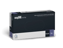 Guanti in nitrile senza polvere, taglia XL - neri