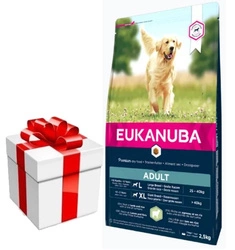 Eukanuba Agnello e riso per adulti di razza grande 12kg + Sorpresa GRATUITA per il cane!!