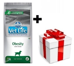 Farmina Vet Life Canine Obesity 12kg + sorpresa per il cane GRATIS