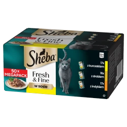 Sheba Fresh & Fine Sachet 50x50g