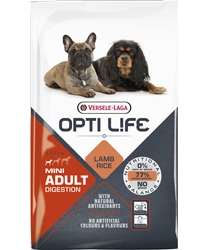 Versele-Laga Opti Life Adulto Digestione Mini con agnello e riso 2,5 kg