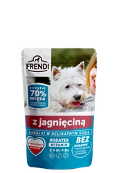 Frendi- Pezzi in salsa delicata con agnello 100g