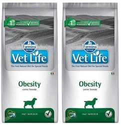 Farmina Vet Life Canine Obesity 12kg x2