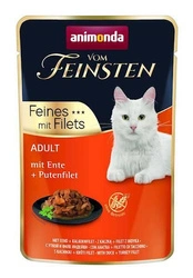 ANIMONDA Cat Vom Feinsten Adult Anatra + Filetto di Tacchino bustina 85g