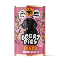 Dobry Pies Tacchino con albicocche e basilico 400g