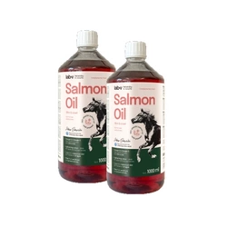 Lab-v Salmon Oil – Olio di salmone atlantico al 100% per cavalli 2x1000 ml