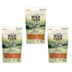WILD FARM 50 g Chips con pollo e merluzzo snack per gatti 3x50g