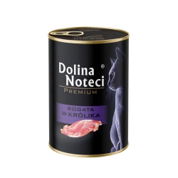 Dolina Noteci Premium per gatti ricco di coniglio 400g