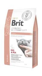 Brit Grain Free Veterinary Diet Cat Renal Uovo e piselli 2kg