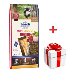 BOSCH Adult Mini Lamb & Rice 15kg + una sorpresa per il vostro cane GRATIS!