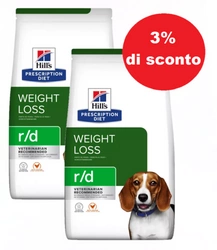 HILL'S PD Prescription Diet Canine r/d 2x10kg - 3% di sconto in un set