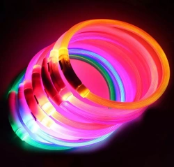 Collare per cani a LED lampeggiante, mix di colori