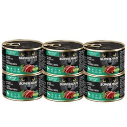 DOLINA NOTECI Super Rafi Cat P&F con oca e fegato di tacchino per gatti sterilizzati 6x185 g