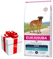 Eukanuba Adulti Boxer Pollo 12kg + Sorpresa GRATUITA per il cane!