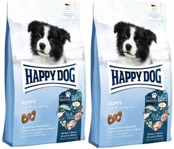 HAPPY DOG Fit & Vital Puppy, cibo secco, per cucciolo, 1-6 mesi, 2x10 kg