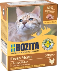 BOZITA Pollo tritato in gelatina per gatti 370g
