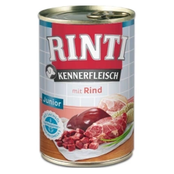 Rinti Kennerfleisch Junior Rind cibo umido per cani - manzo 400g