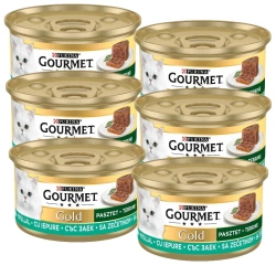 Purina Gourmet Gold paté con coniglio 6x85g