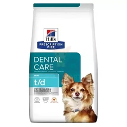 Hill's PD Prescrizione Dieta canina t/d Mini pollo per la cura dei denti 3kg