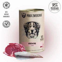 Paka Zwierzaka Manzo e aringa (400 g)