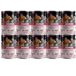 Pezzi PetRepublic in salsa di manzo 10x400g per un gatto