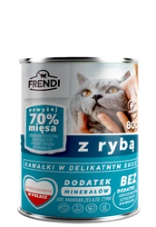 Frendi Pezzi in salsa delicata con pesce 800 g per un gatto