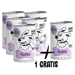 PEPE MONO PROTEIN Rabbit Coniglio 5x400g +1 GRATUITO!!!
